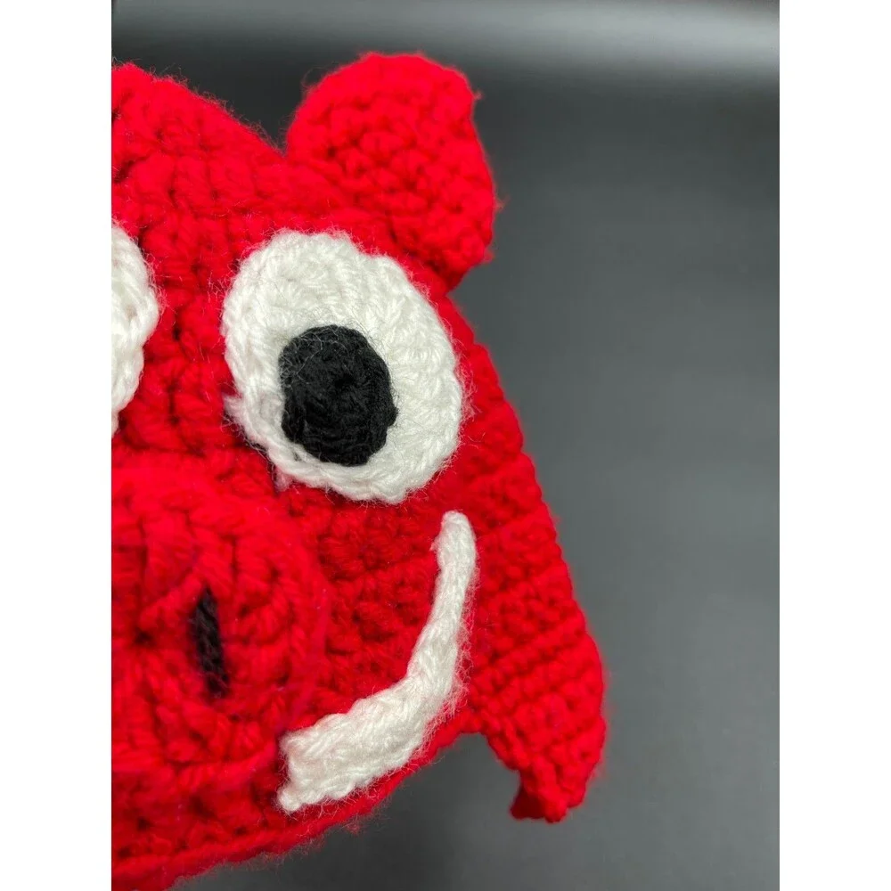 Arkansas Razorback Red Hogs Knit Toddler Baby Beanie Winter Hat Cap